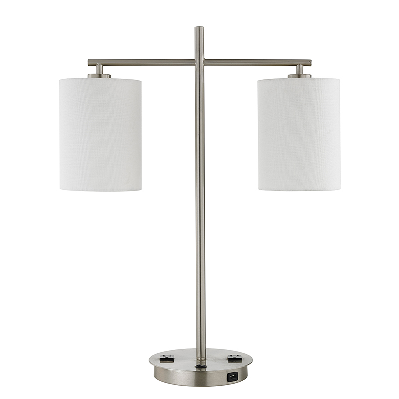 Zwei Lichter Nachttischtischlampe im Gästezimmer